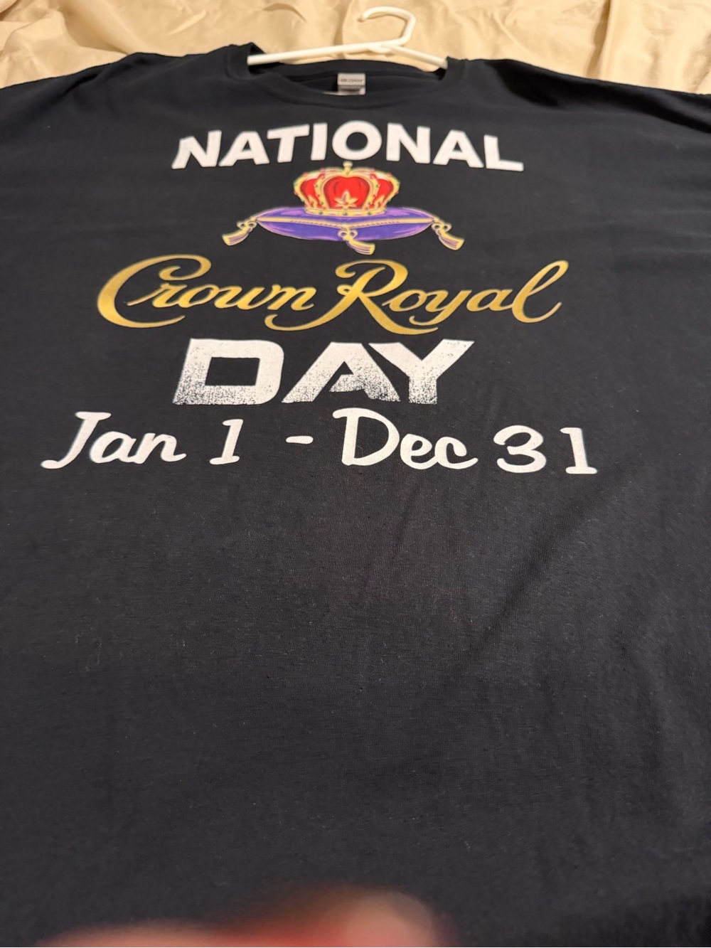 Crown Royal National Day T Shirt 4X Unisex Black Gildan Heavy Cotton Graphic Tee